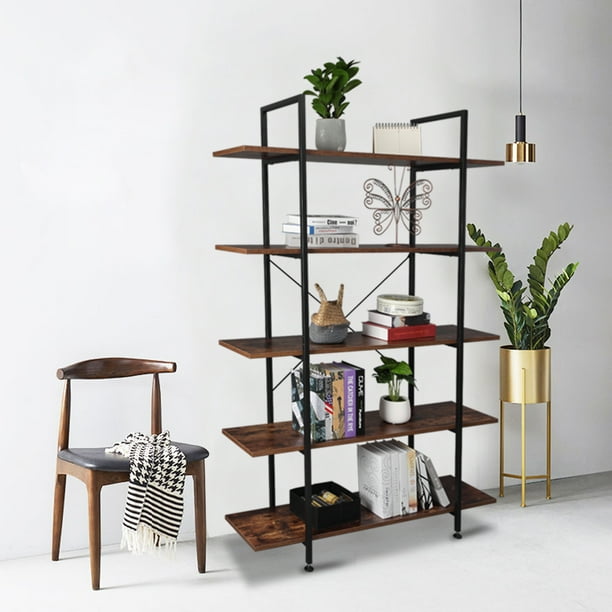 Vintage Industrial Modern Rustic Bookcase Office Bookshelf Living Room Vintage Industrial Modern Rustic Bookcase Office Bookshelf Living Room